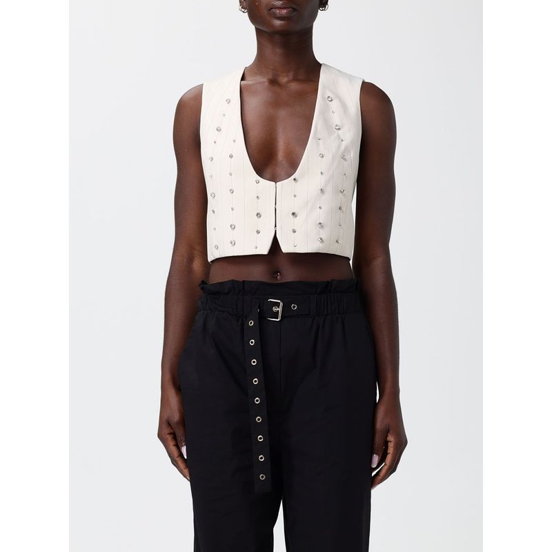Liu Jo Waistcoat Woman Brown